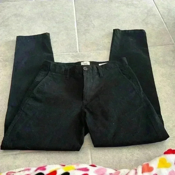 Black H&M Skinny Fit Stretch Pants - Picture 1 of 3